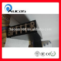 BLACK 8 PORT FIBER OPTIC PATCH PANEL